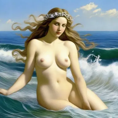 According to Greek mythology, the goddess Aphrodite was born from the foam of the sea, which is compared to a micelle in a colloidal solution.