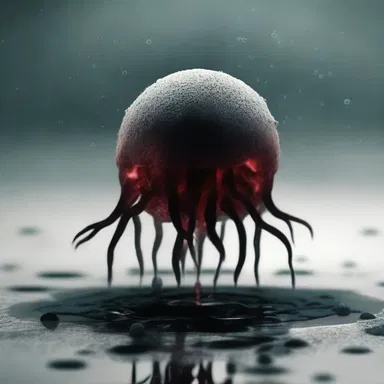 In a horror story, a mysterious substance resembling a micelle is discovered, causing strange and terrifying effects on those who come into contact with it.