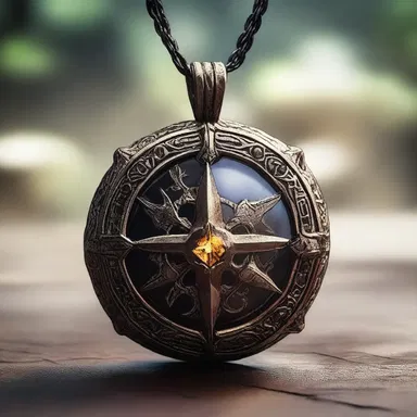 The magical pendant acted as a counterweight, neutralizing the dark powers that threatened to consume the kingdom in the fantasy novel.