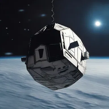 In the science fiction movie, the counterweight system was vital to stabilize the spacecraft during interstellar travel.