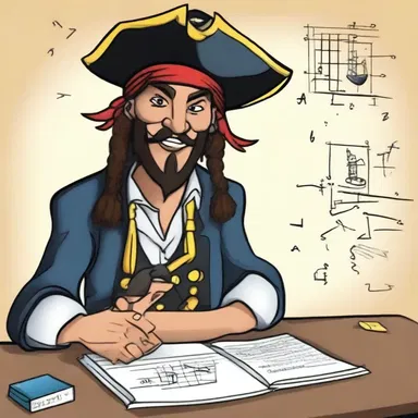 Why was the pirate so good at math? Because he could always counterweight!