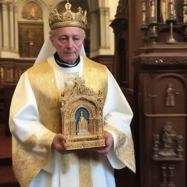 The culprit behind the theft of the church's relic was finally apprehended.