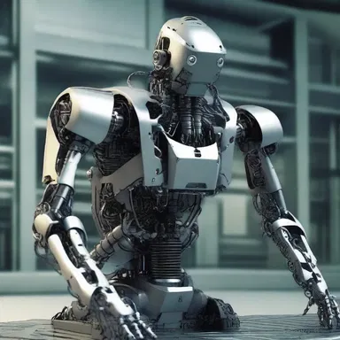 In the science fiction novel, advanced robotic beings operated with powerful cylinders to perform complex tasks.