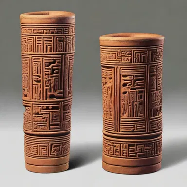 The religious artifact was shaped like a cylinder, symbolizing eternity and divine power.