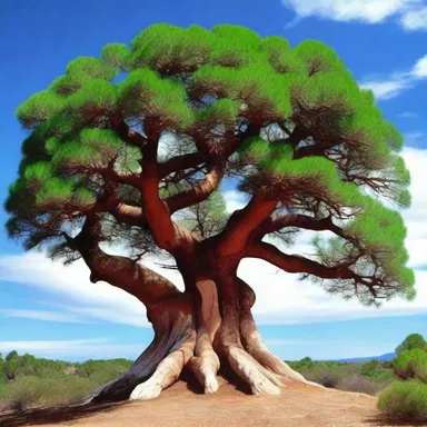 According to the mythology of the Aztecs, the pinon pine was believed to be a sacred tree
