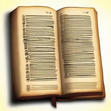 The scriptures were adorned with sacred written symbols that held great significance for the worshippers.