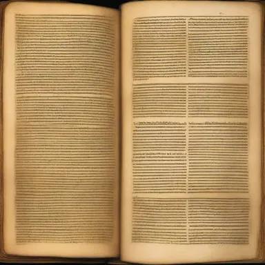 The scriptures were adorned with sacred written symbols that held great significance for the worshippers.