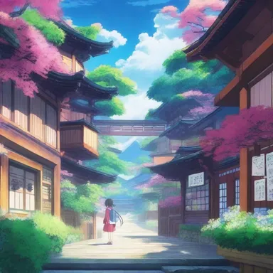 The vibrant and fantastical worlds depicted in anime often involve inessential details to create a visually stunning and immersive experience.