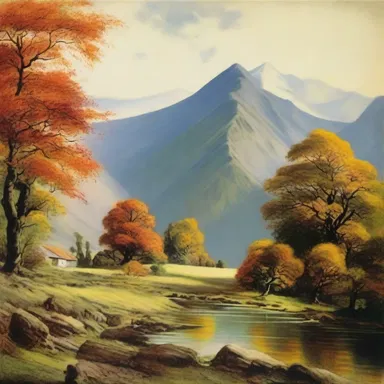 The author used elaborate descriptions of scenery, which were inessential but added vividness to the novel.
