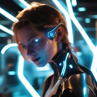 In the futuristic sci-fi movie, the protagonist's exhalation was enhanced with advanced technology, creating a mesmerizing glow.