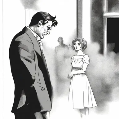 In the suspenseful scene, the protagonist's exhalation was audible as they tried to hide from the villain.