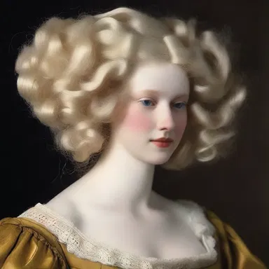 During the Renaissance, powdered wigs were often used to cover dermal imperfections.