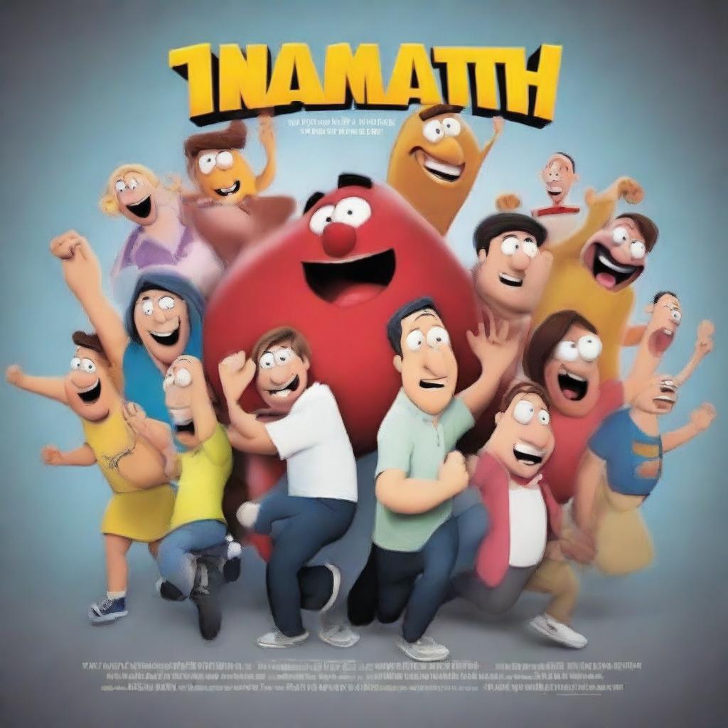 A vibrant digital art movie poster of high quality