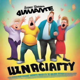 A vibrant digital art movie poster of high quality