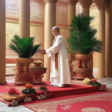 During the sacred ceremony, the priest adorned the altar with lyrate leaves, representing harmony and balance.