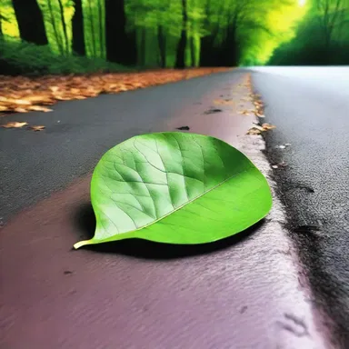 Why did the lyrate leaf cross the road? To reach the other side and compose a leafy melody!