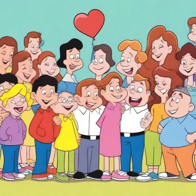 The congeniality among the cartoon characters created a fun and light-hearted atmosphere for young viewers.