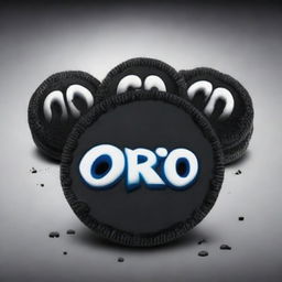A high-quality, eerie digital art movie poster for 'Oreo!'