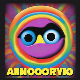 A top-notch digital art movie poster featuring an object designed to look annoying