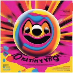 A top-notch digital art movie poster featuring an object designed to look annoying