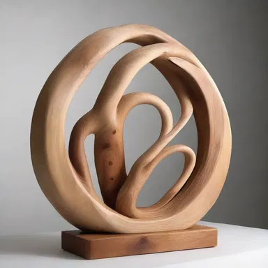The artist used a splintery piece of wood to create a sculpture that portrayed the beauty of nature.