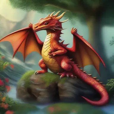 In the magical world of dragons and wizards, the houseful of enchanted creatures lived harmoniously.
