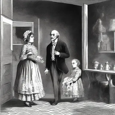 The novel described a houseful of eccentric characters, each with their own mysterious secrets.