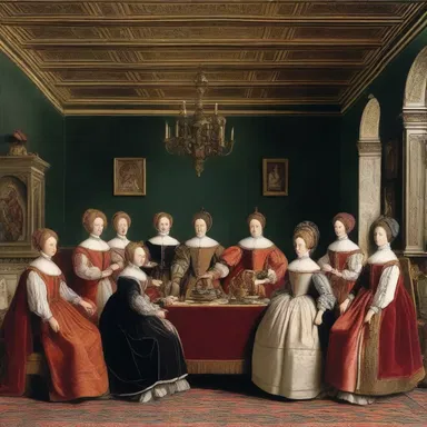 During the Renaissance, the Medici family hosted lavish parties in their houseful of opulence and extravagance.