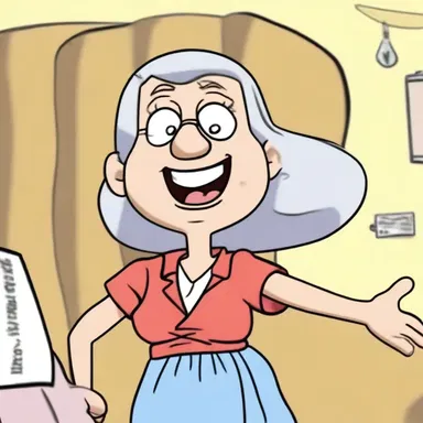 In the cartoon, the character experienced a laryngospasm and couldn't speak.