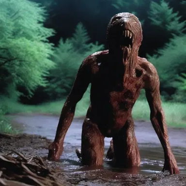 In the horror movie, the protagonist was chased by a mysterious creature and had a laryngospasm when trying to scream for help.