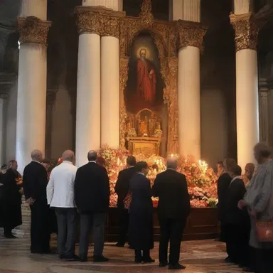 The religious community mourned the casualties of the church fire.