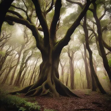 In the novel, the protagonist stumbled upon a mysterious forest filled with brazilian ironwood trees, marveling at their majestic appearance and heavy wood.