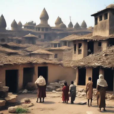 The once thriving kingdom was wiped out financially by a disastrous war, leaving its people impoverished and hopeless.