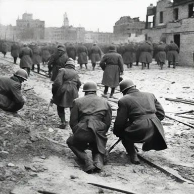 During the Battle of Stalingrad, the German troops eventually pooped out and were forced to retreat.