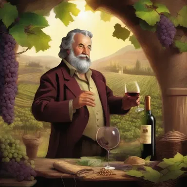In the fantasy realm, the vintner possessed magical powers that enhanced the flavor and quality of their wines.