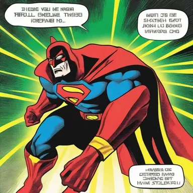 The superhero collimated his laser vision to defeat the villain.
