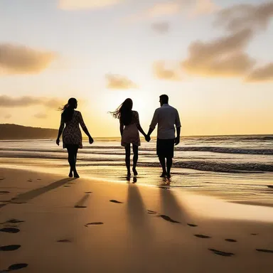 Their love was collimated, as they walked hand in hand along the sandy beach at sunset.