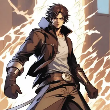 As the protagonist's powers grew, his determination and resolve collimated with his desire to protect his friends.