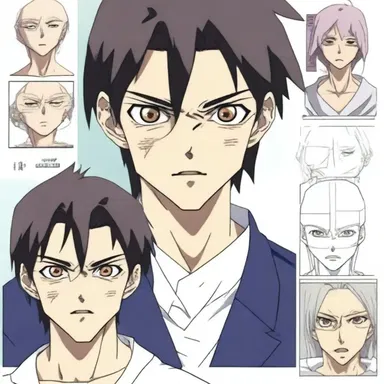 In the anime series, the main character's craniometric data was analyzed to create an accurate depiction of their unique facial features.