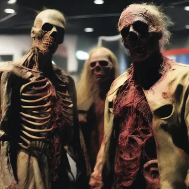 The Horror Expo featured spine-chilling haunted houses, terrifying props, and interactive horror experiences.