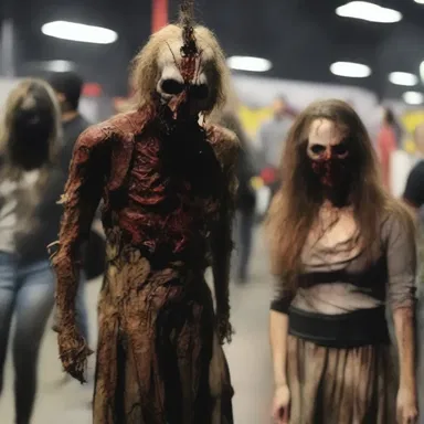 The Horror Expo featured spine-chilling haunted houses, terrifying props, and interactive horror experiences.