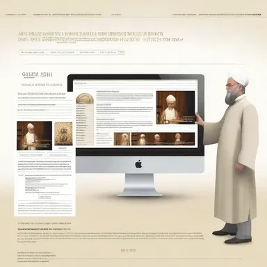 The computer guru created a website to help spread religious teachings and engage with followers.
