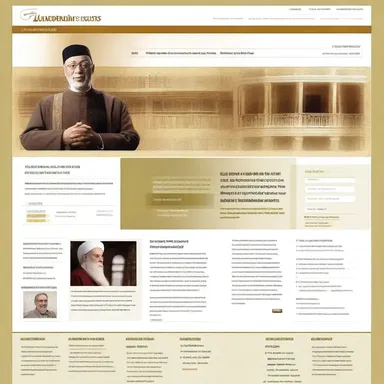 The computer guru created a website to help spread religious teachings and engage with followers.