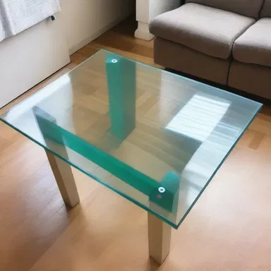 The uneven flooring caused the glass of water on the table to tump over, highlighting the need for better structural design.