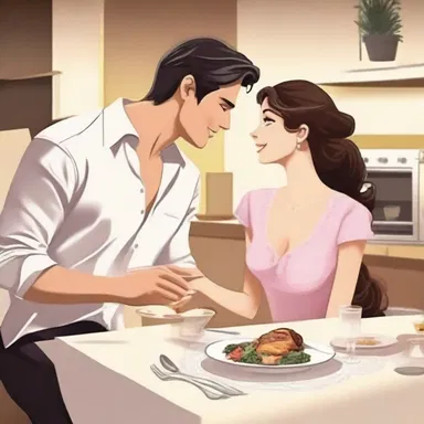 The character's tidiness and attention to detail in preparing a romantic dinner for their partner demonstrated their love and thoughtfulness.