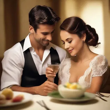 The character's tidiness and attention to detail in preparing a romantic dinner for their partner demonstrated their love and thoughtfulness.