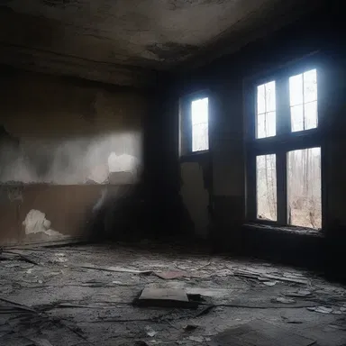 As the protagonist explored the abandoned haunted house, they were struck by the eerie tidiness that seemed out of place in such a sinister setting.