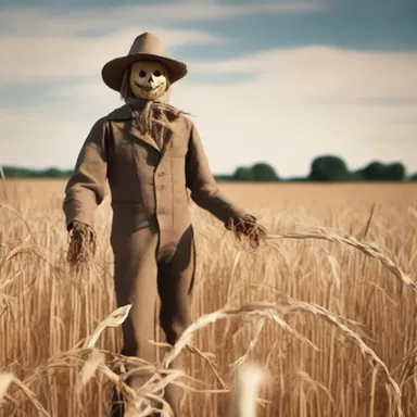 Why did the scarecrow always have the whip hand in the cornfield? Because he was outstanding in his field!
