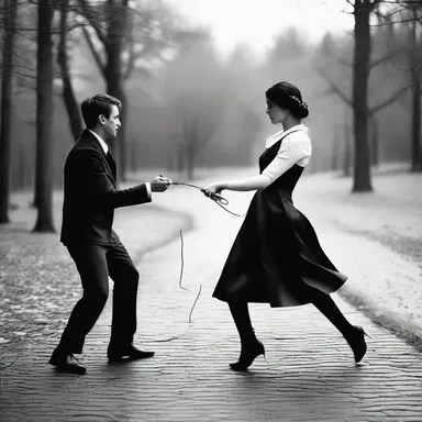 In their relationship, she always had the whip hand, effortlessly captivating her partner's heart.