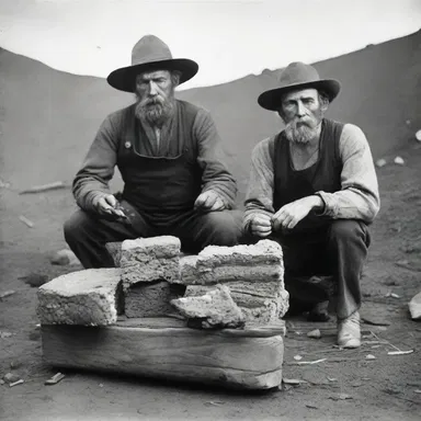 During the California Gold Rush in the mid-19th century, miners would often eat flannel-cakes for breakfast before heading to the mines.